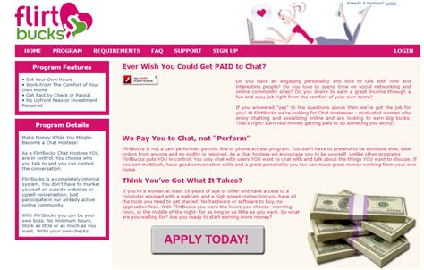 flirtbucks|FlirtBucks Review Scam or Legit: Get Paid to Chat and